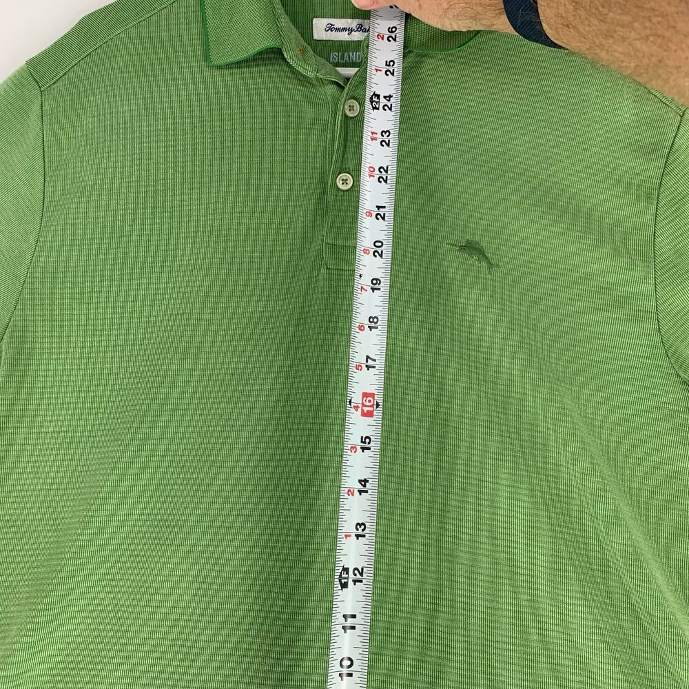 Tommy Bahama Mens Green IslandZone Polo Shirt Size M - Picture 3 of 15